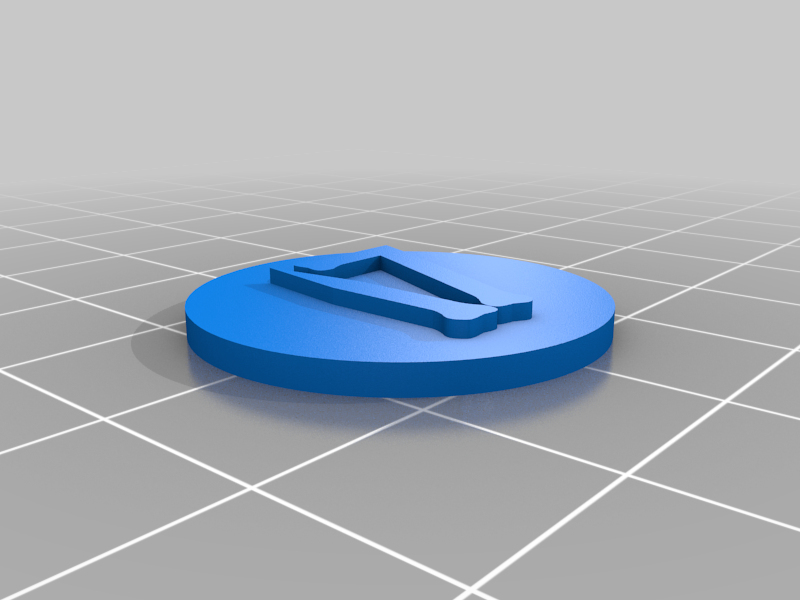 Single Counter Token Counter Tokens - Numbers 1-50 by mstrblueskys | Download free STL model ...