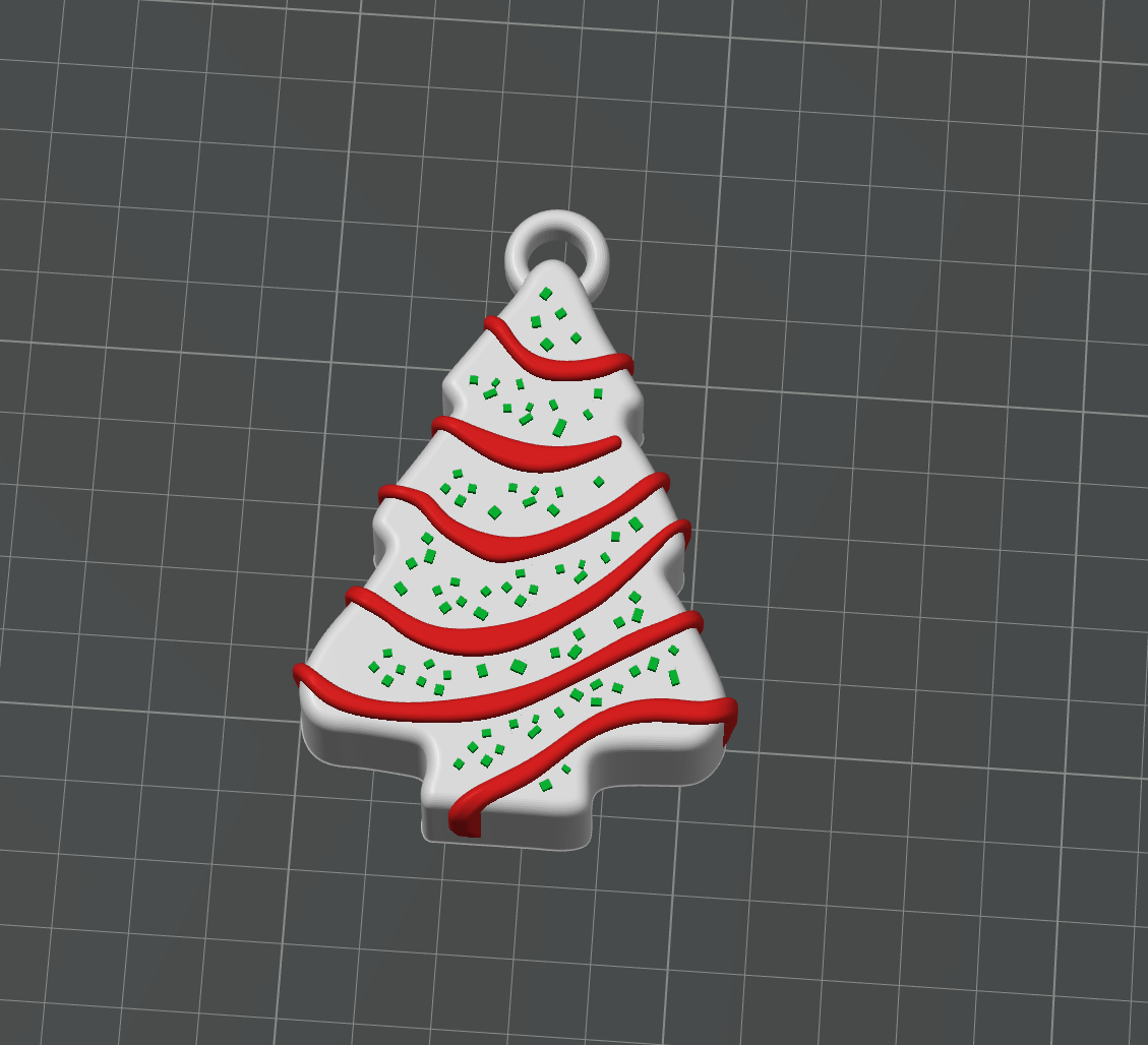 Little Debbie Xmas Tree Ornaments, Multicolor Bambu