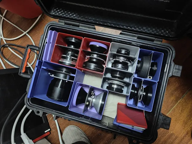 Lens box for famous (I owned) large format lens in Linhof board
