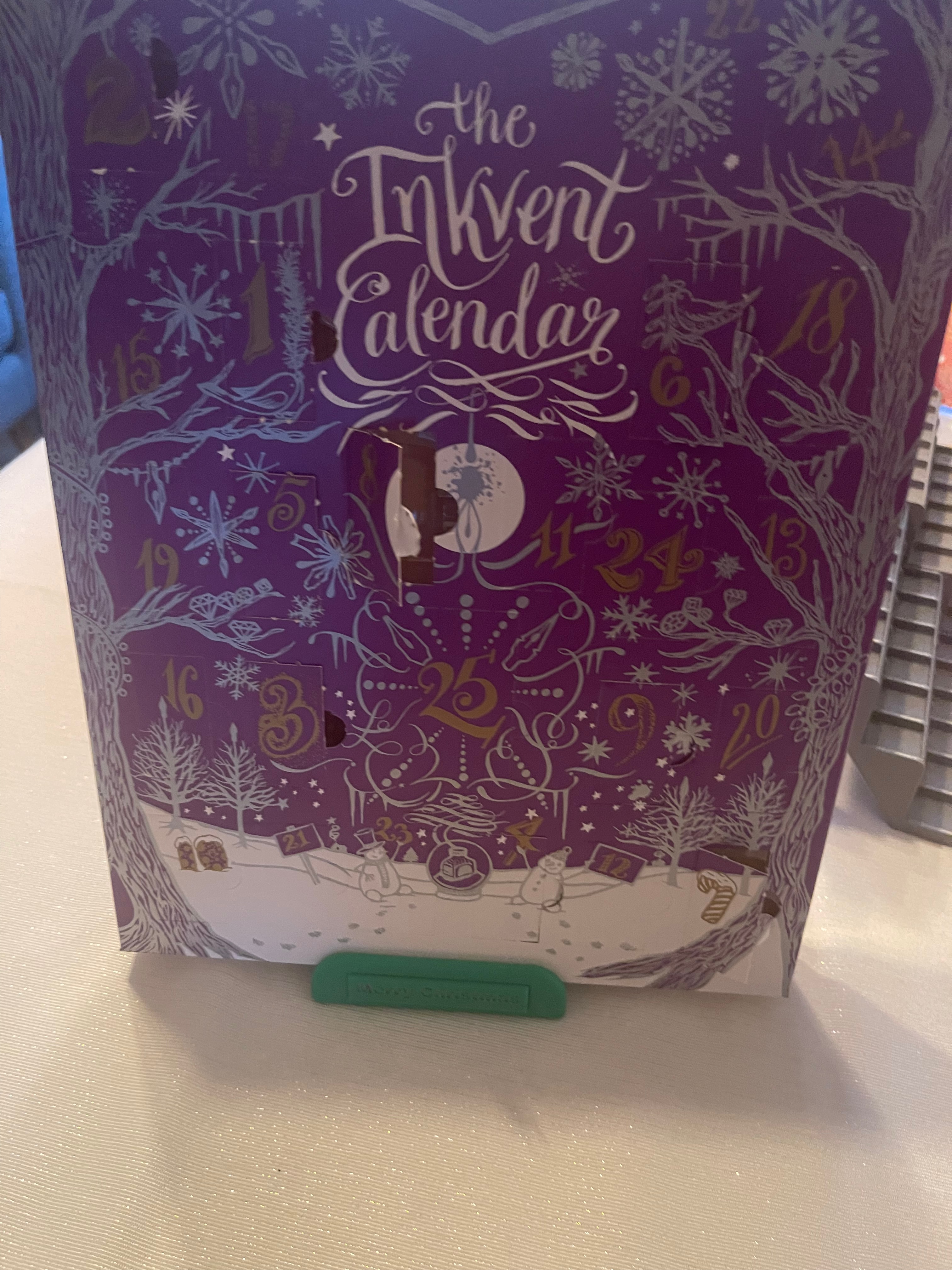 Inkvent calendar stand