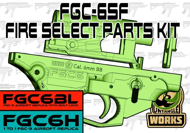 FGC-6SF parts set for FGC-6H and FGC-6BL parts set GBB airsoft FGC-9 replica