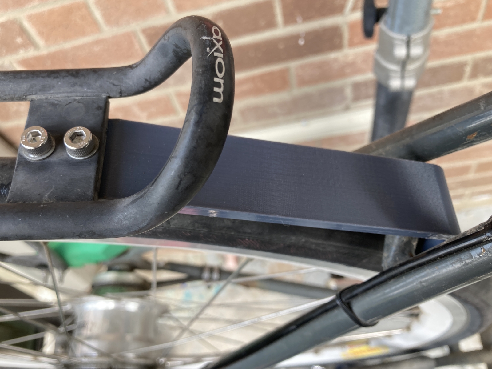 Customizable bike rack connector
