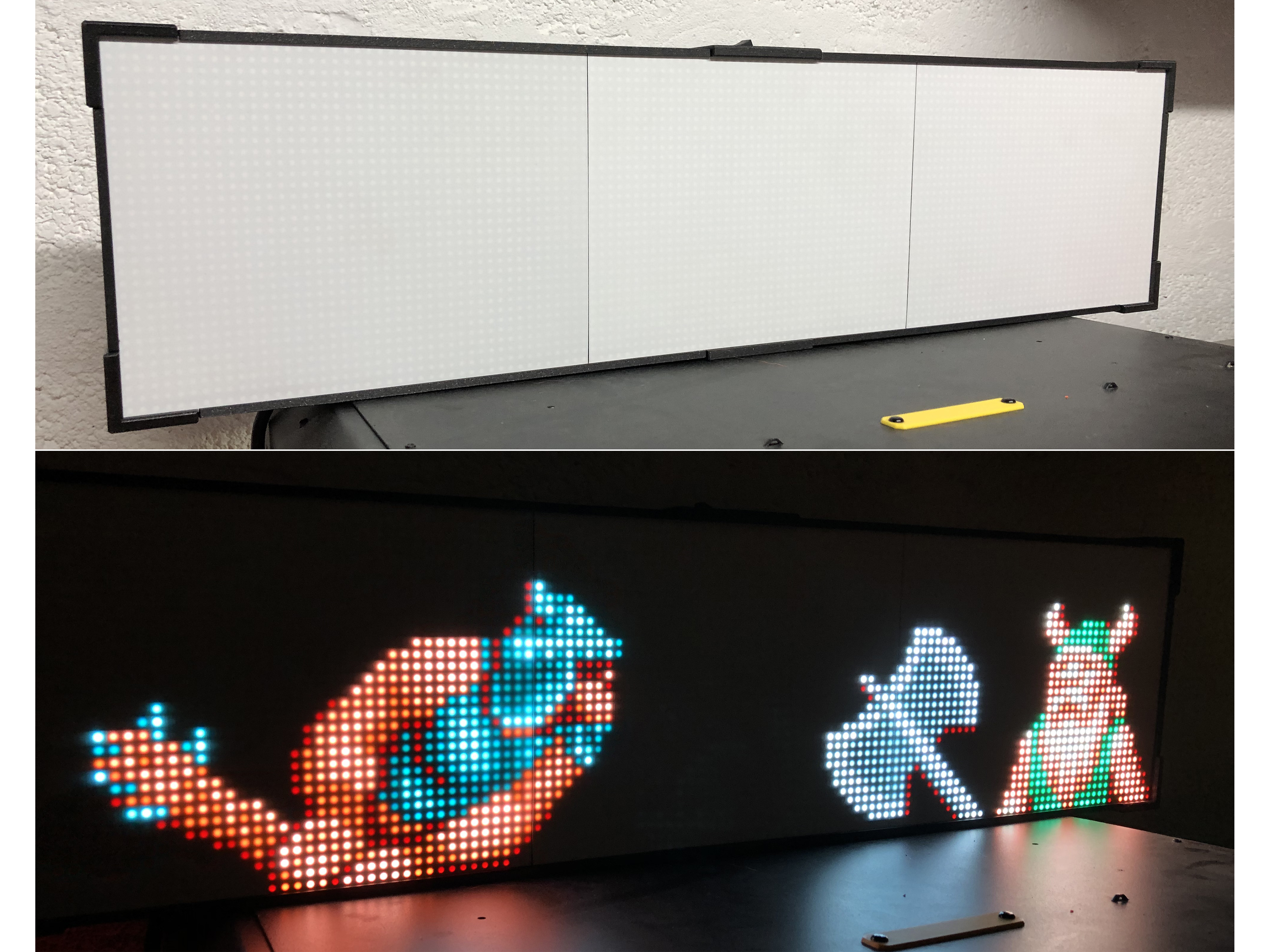 Retro Game Clock - RPI2DMD - Leds SMD3528