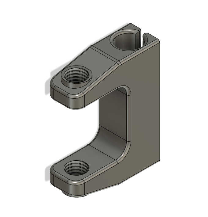 pvc antenna clamp on mount by killowatt Download free STL model