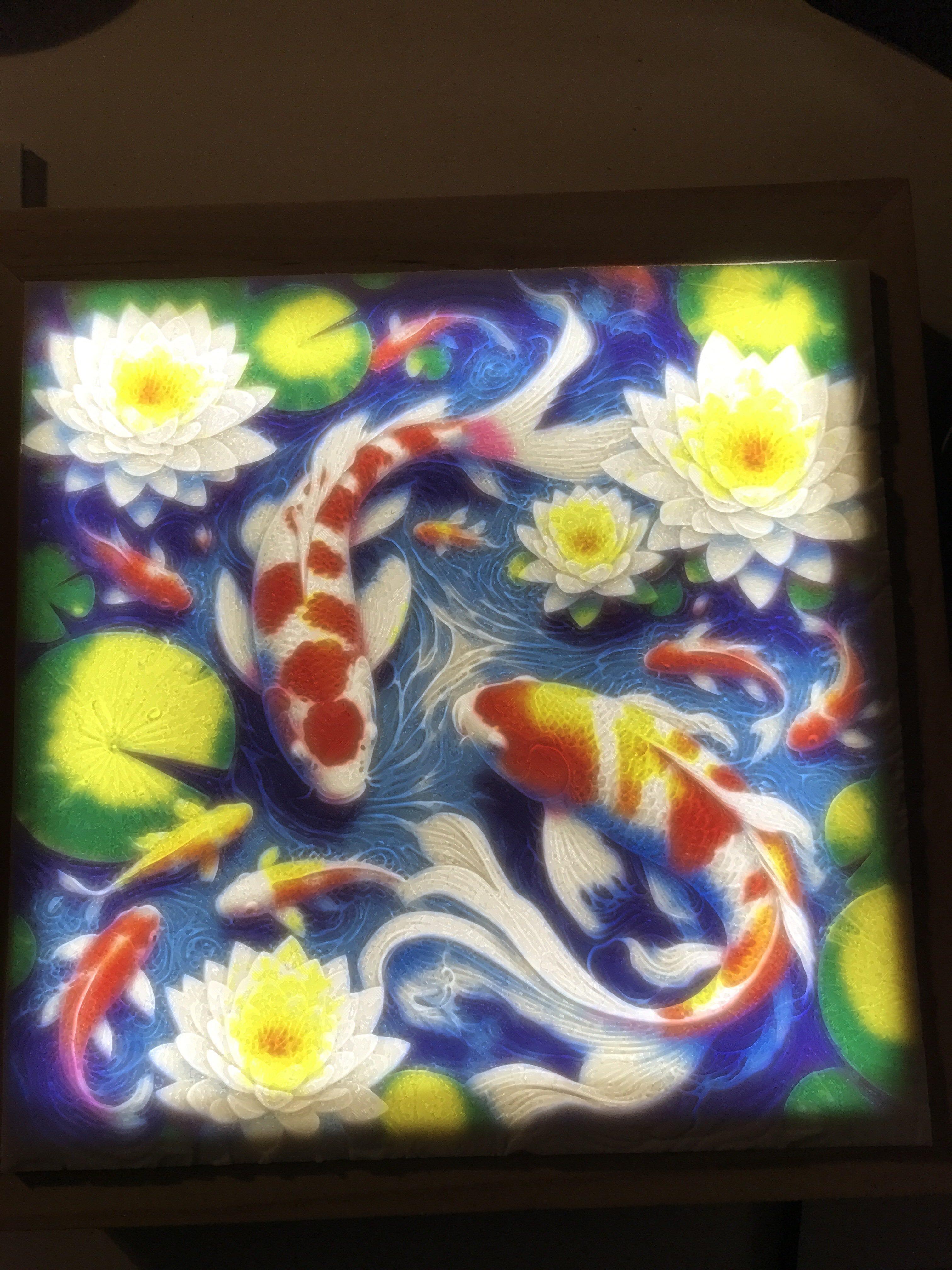 Koi and Waterlily's  (ams or mmu units only)