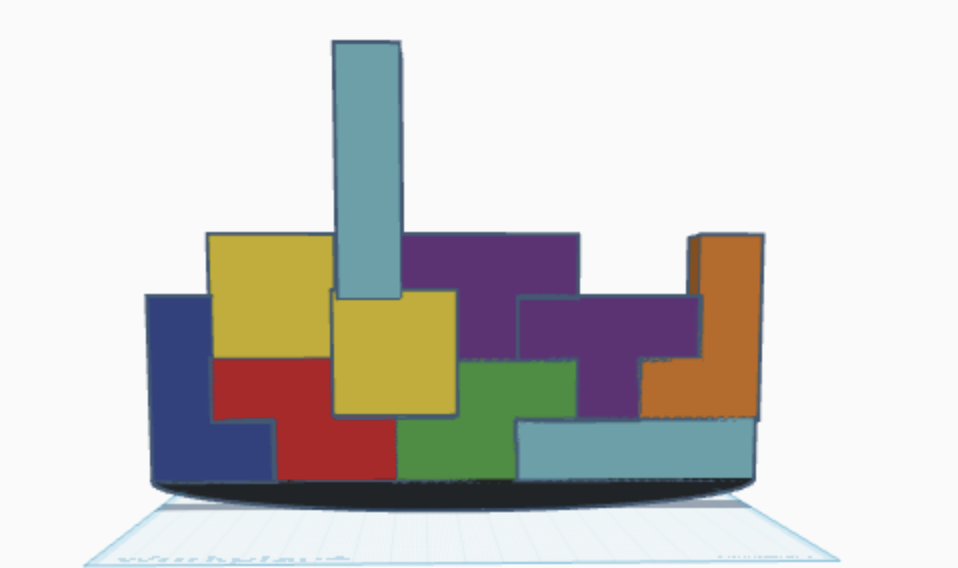 Pocket Tetris Balancing Game