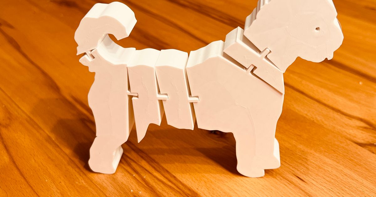 Flex Labradoodle by lighthouse | Download free STL model | Printables.com