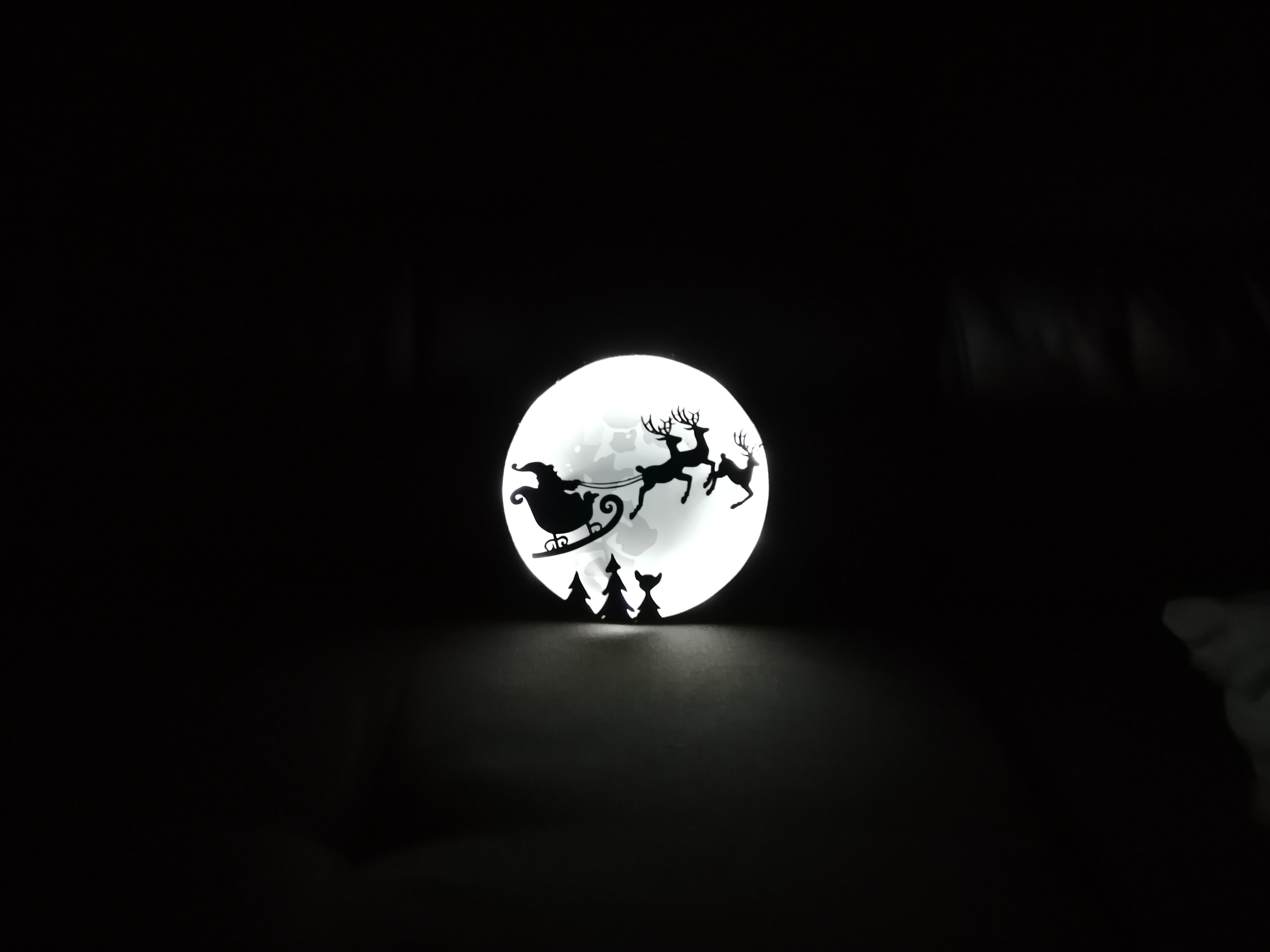 Santa lamp