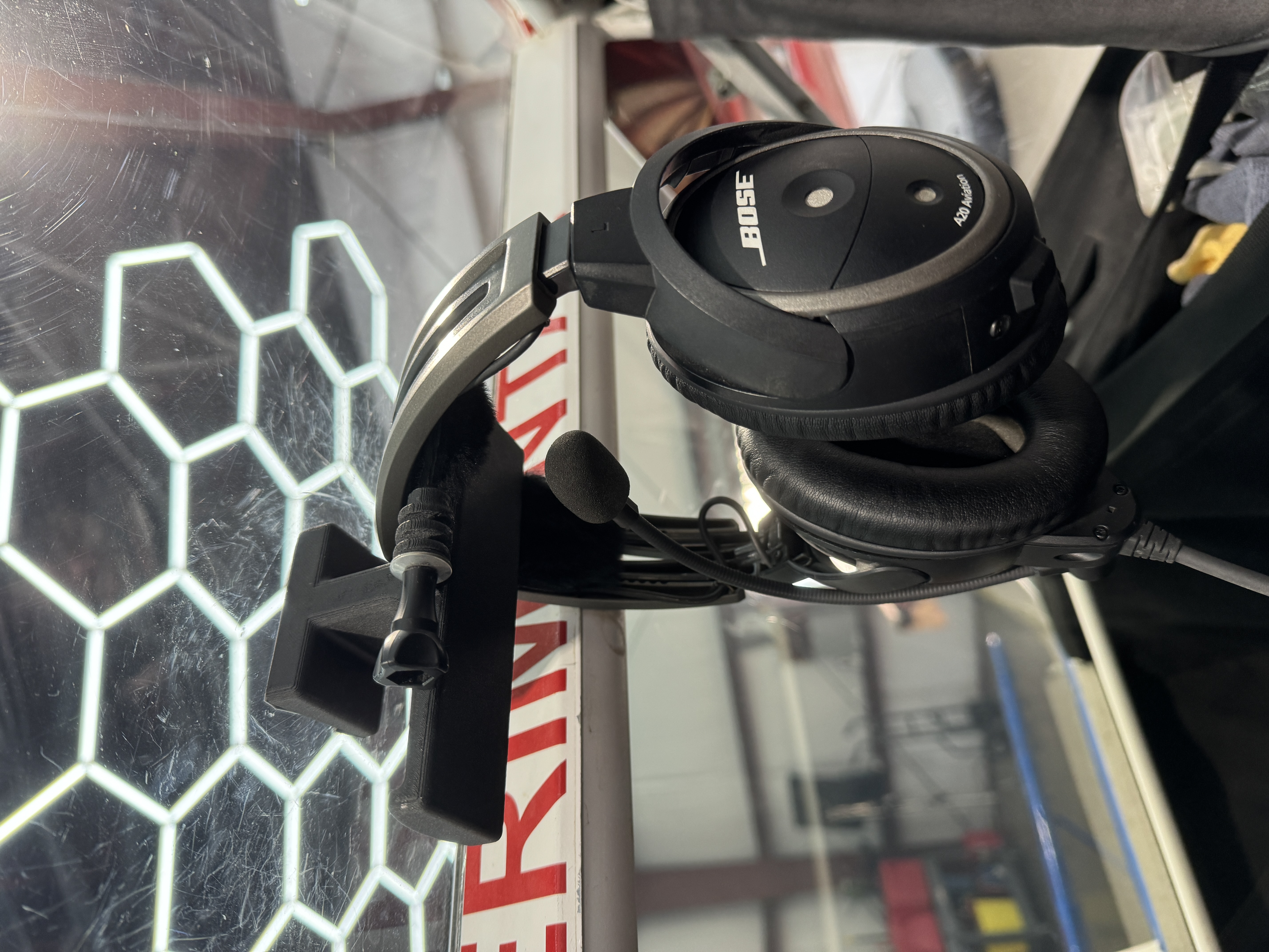 Headset Hanger with GoPro Mount