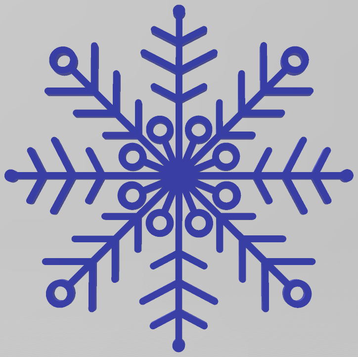 EASY TO PRINT, SNOWFLAKE, CHRISTMAS ORNAMENT 27, ORNAMENTS by ...