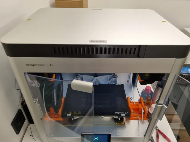 Snapmaker J1 higher mounting lid with optional ventilation
