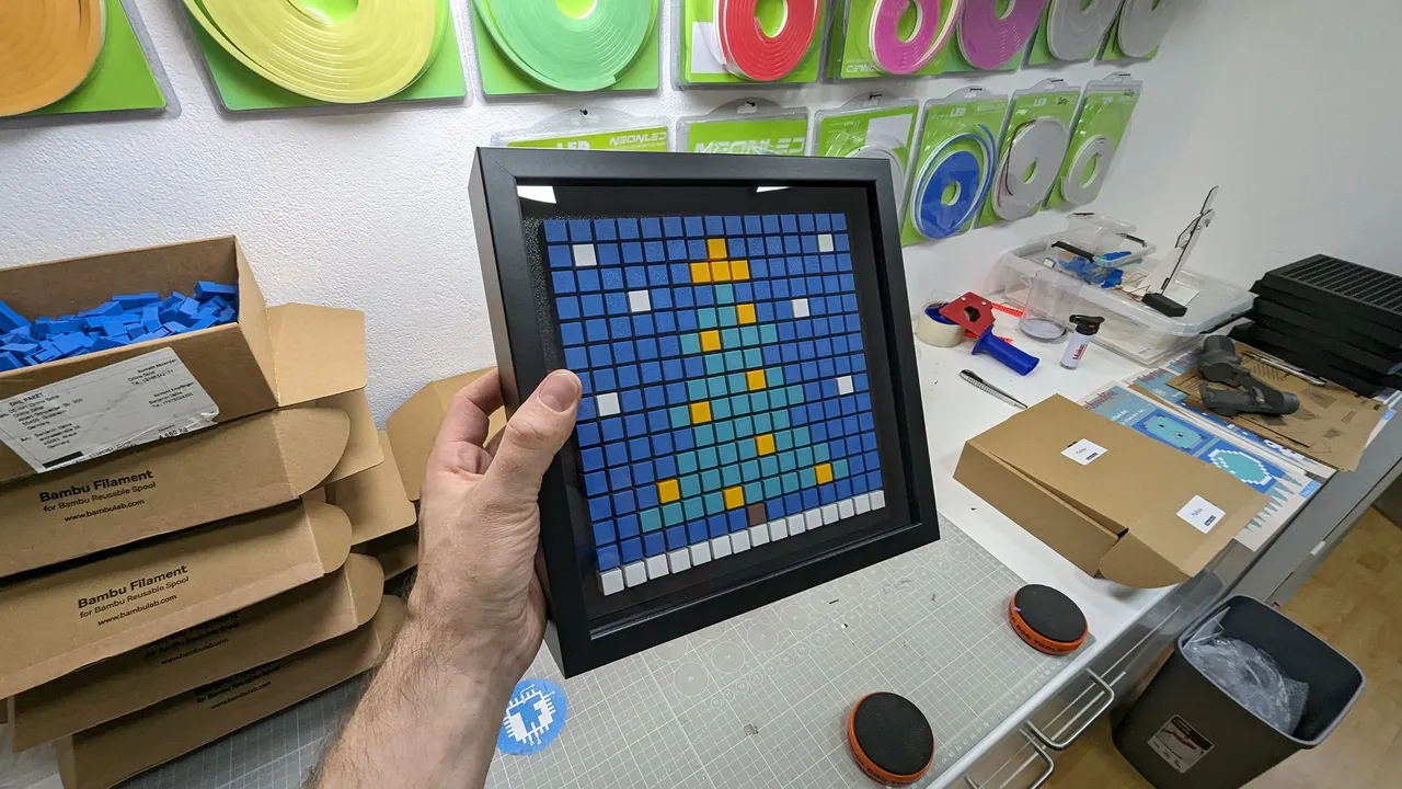 Pixel-Art - IKEA Picture Frame by Tinker.Fun | Download free STL model ...
