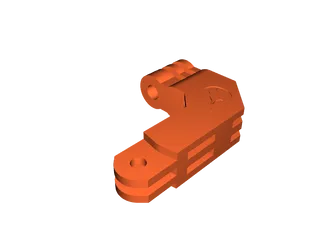 GoPro Vertical Mount by DStehlik | Download free STL model | Printables.com