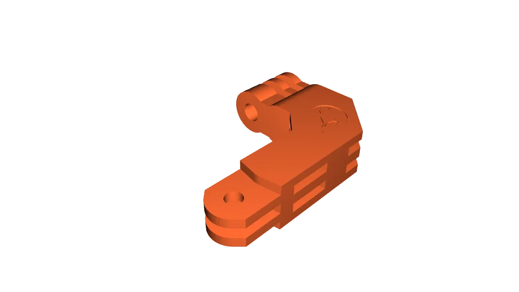 GoPro Vertical Mount by DStehlik | Download free STL model | Printables.com