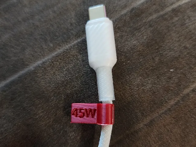 USB Cord Label