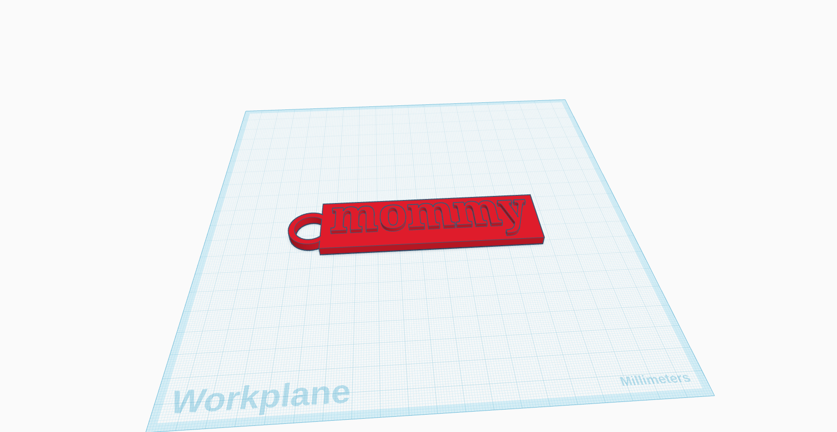 cute mommy keychain