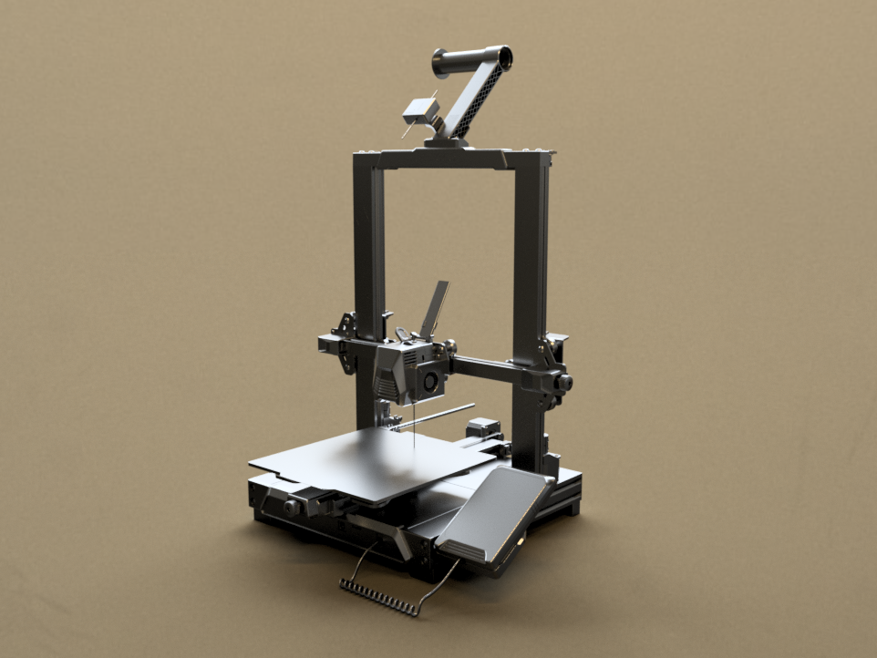 Elegoo Neptune 3 pro CAD Model (.F3d & .stp)