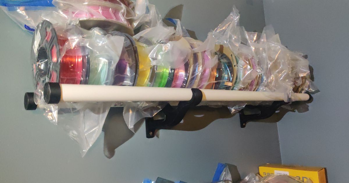 Left right and center filament shelf brackets by Steve S. Download