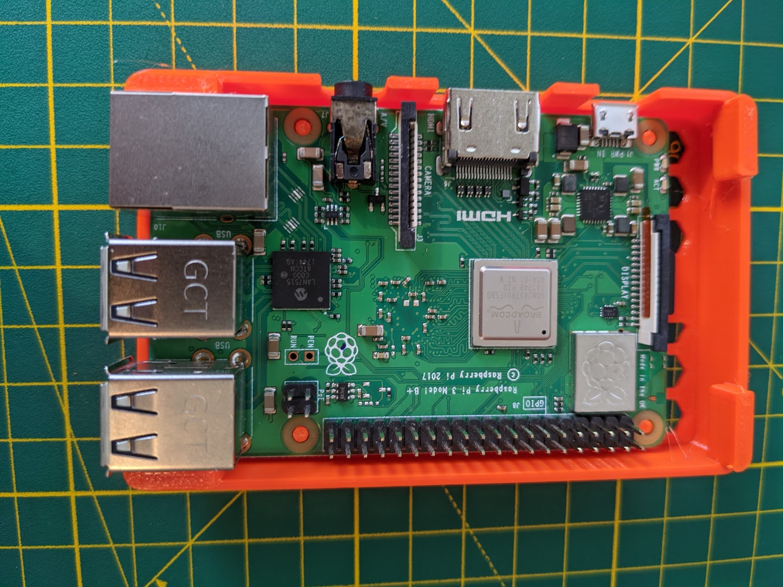 Miniatura 2 do modelo 3D Raspberry Pi 3b case