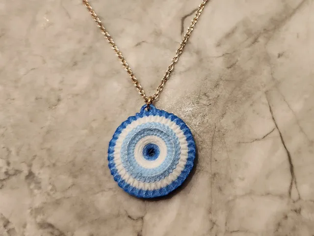 Circle Pendant / Necklace - Multicolor (No MMU)