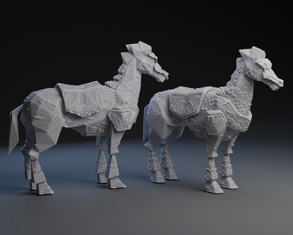 Decorated Horse Experiment