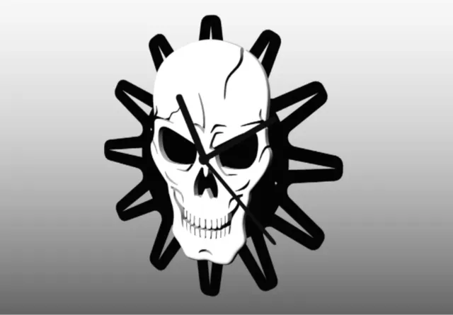 Skull Clock