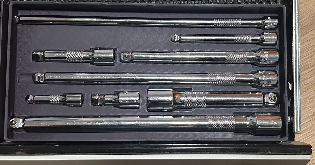 Gridfinity 3x6x4 Harbor Freight Wobble Extension by KrakenSabre Download free STL model