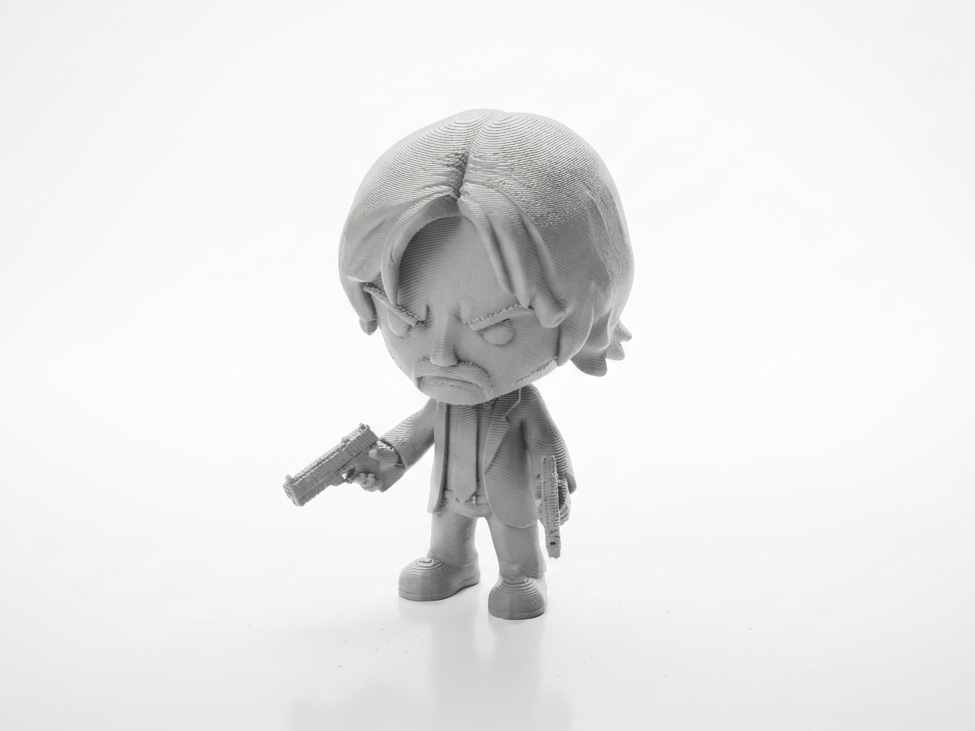 Chibi John Wick Figurine Action Movie 3D Printable