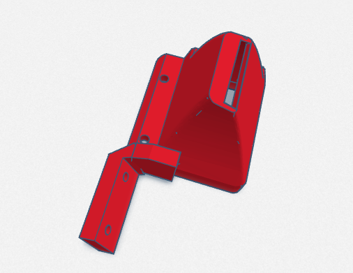 Lulzbot Taz 6 Fan shroud for BLTouch