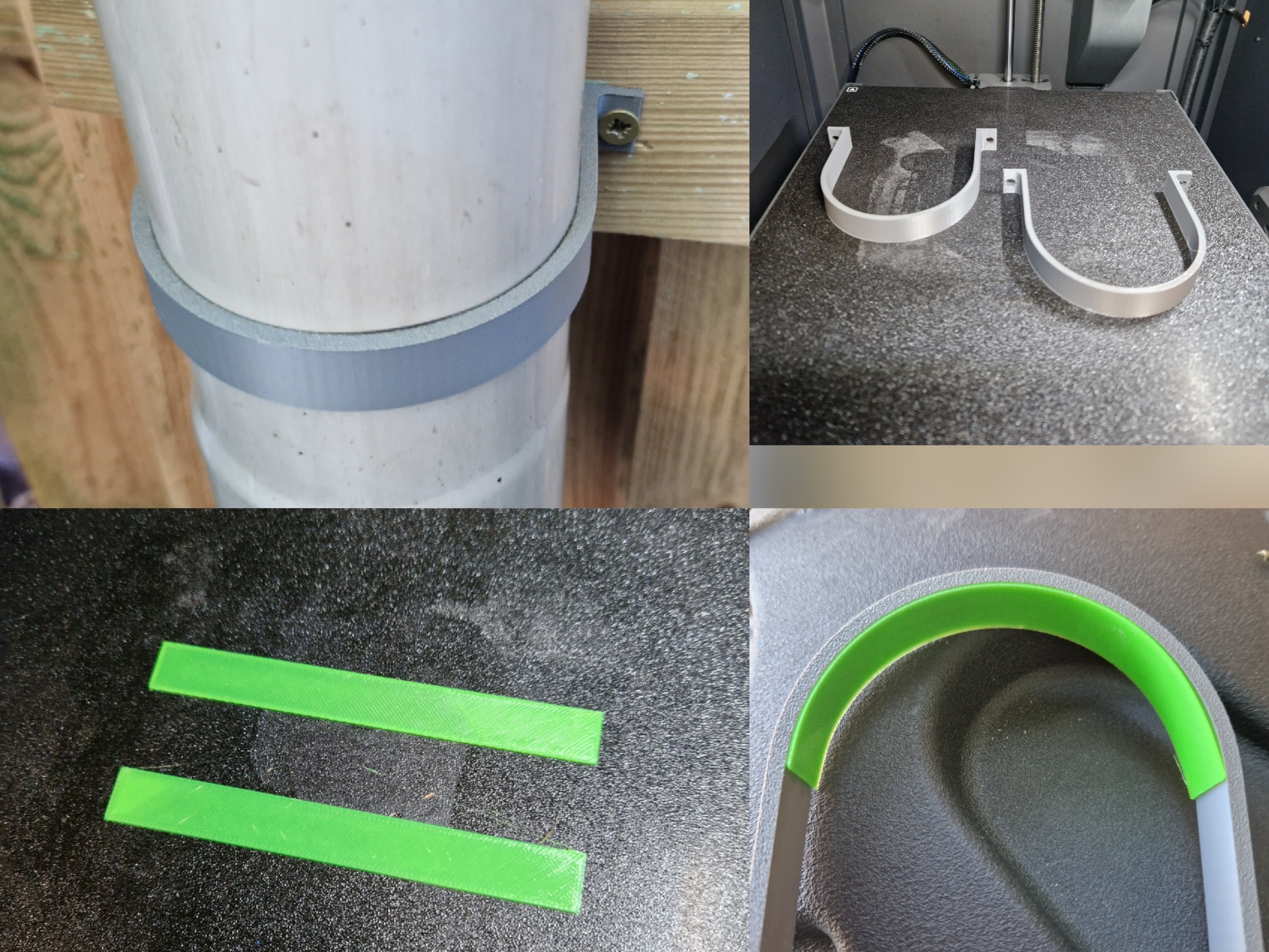 Pipe Clamp With TPU Sticky Band 32-40-50-80-90-100-110-120mm