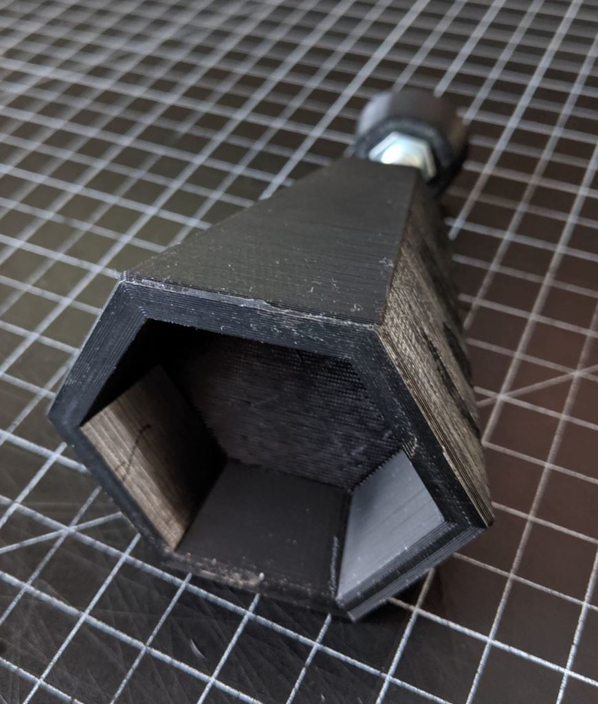 Screw jack for 3 8 16 bolt by titleunknown download free stl model