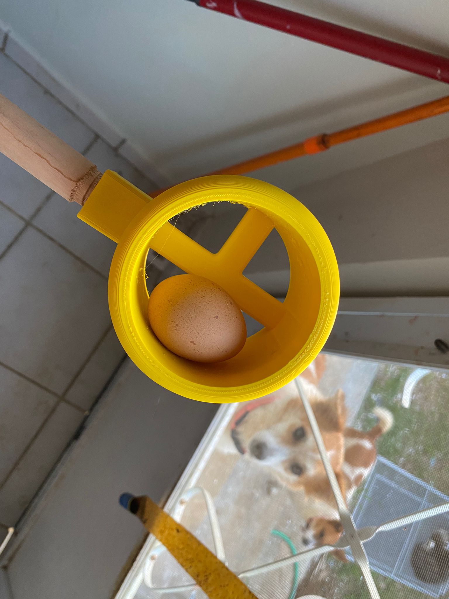 An Egg Scooper (For the disabled or the lazy smart!) (Egg Scoop)