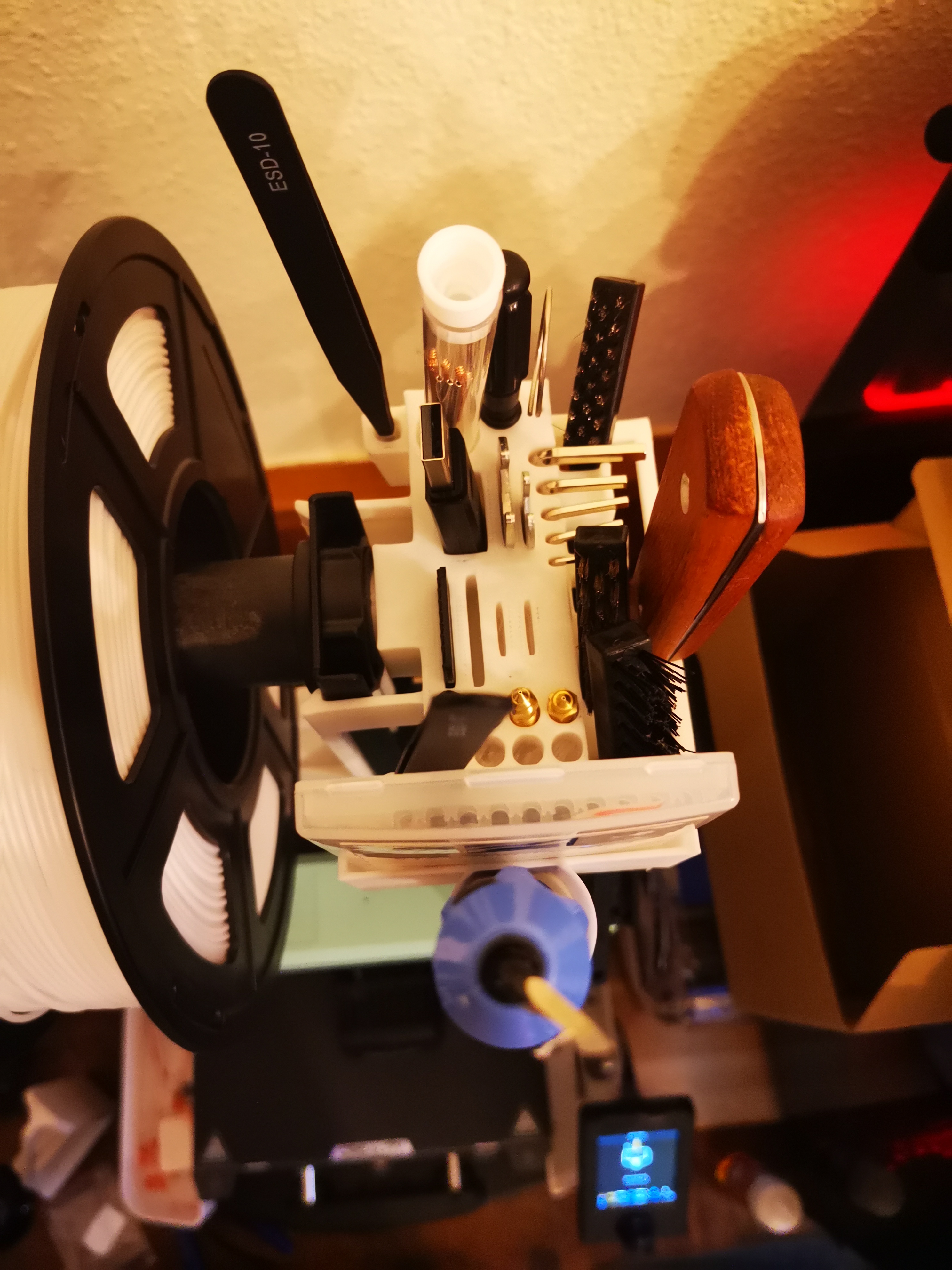 Ender 3 v3 SE spool tools holder
