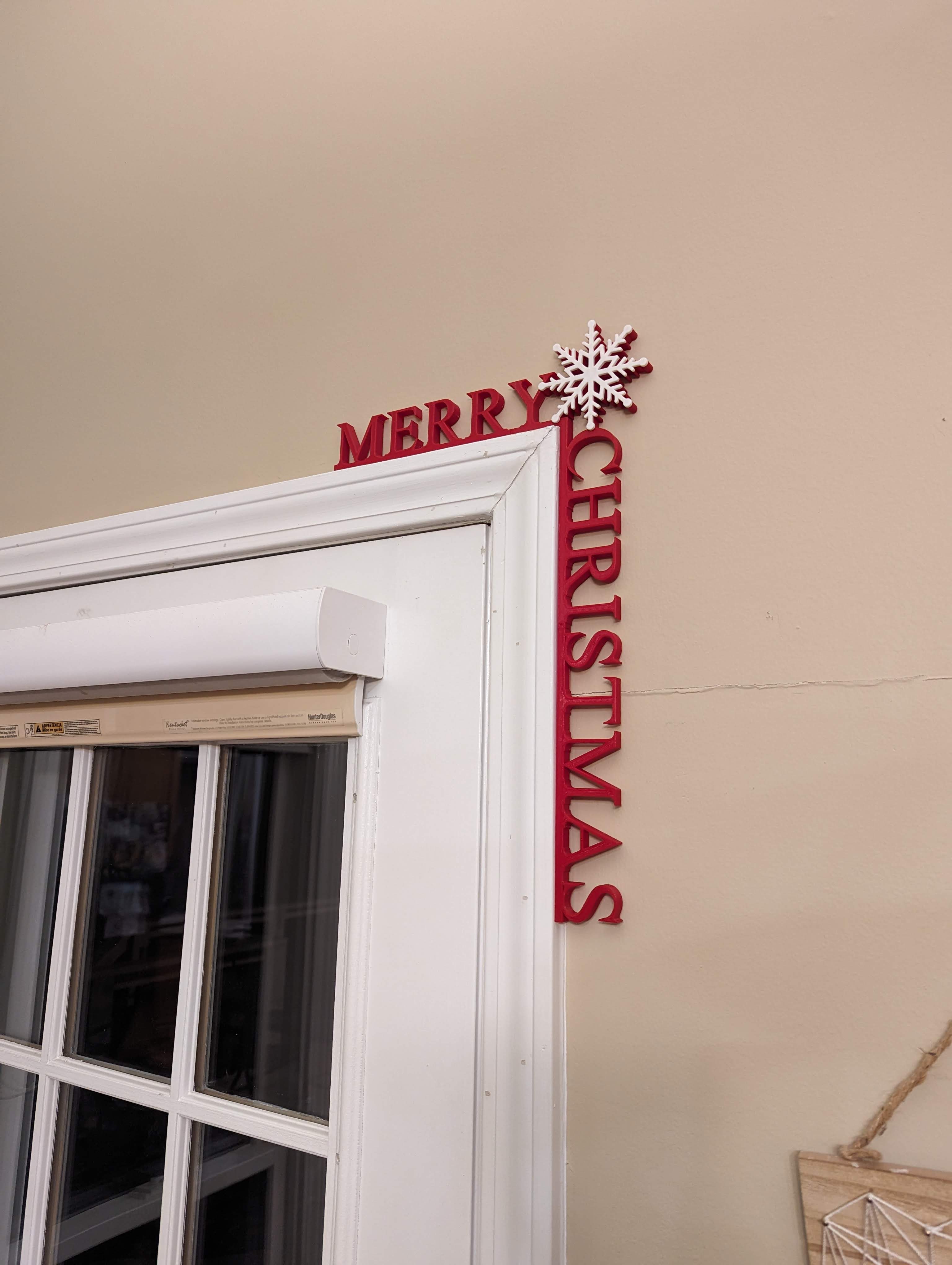Christmas Door Corner Decoration