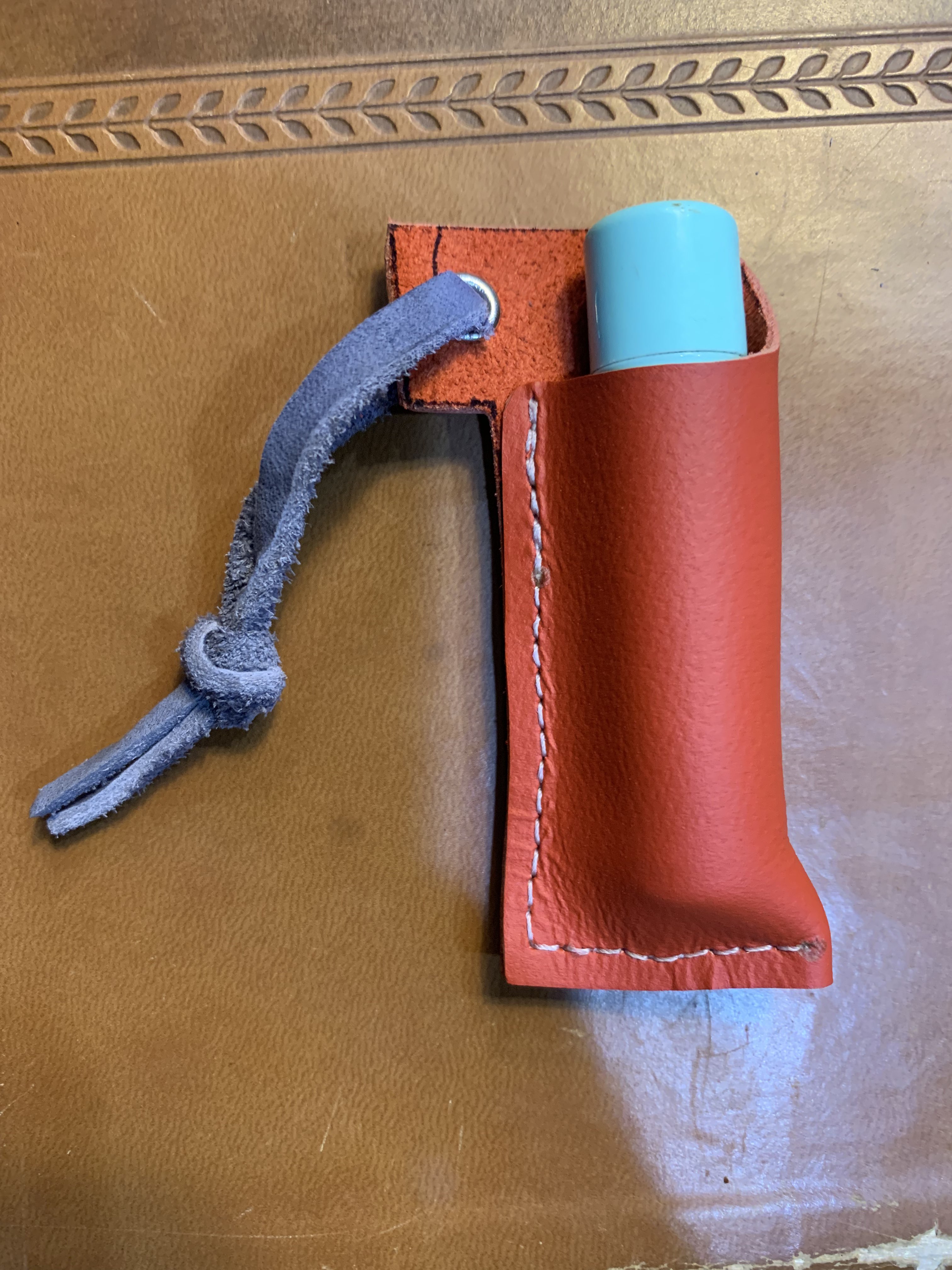 Leather template for chapstick holder - lipbalm by Big G | Download ...