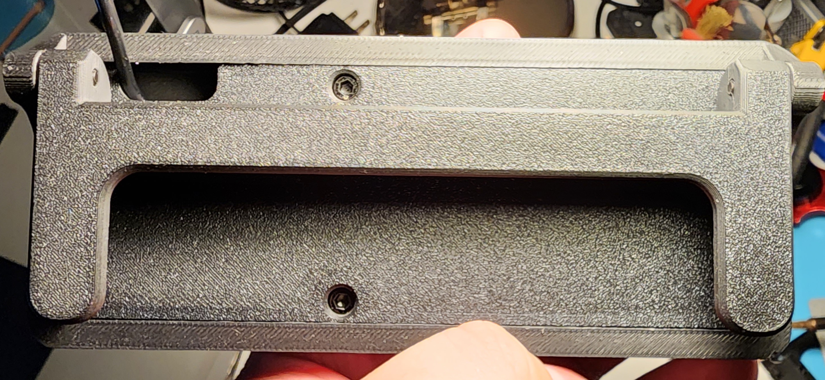 xtouch rear cover for hex screws 3D model thumbnail