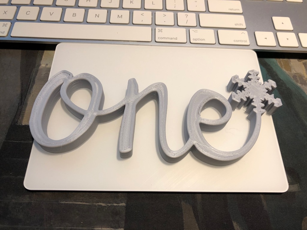 Cake Topper for One Year Old