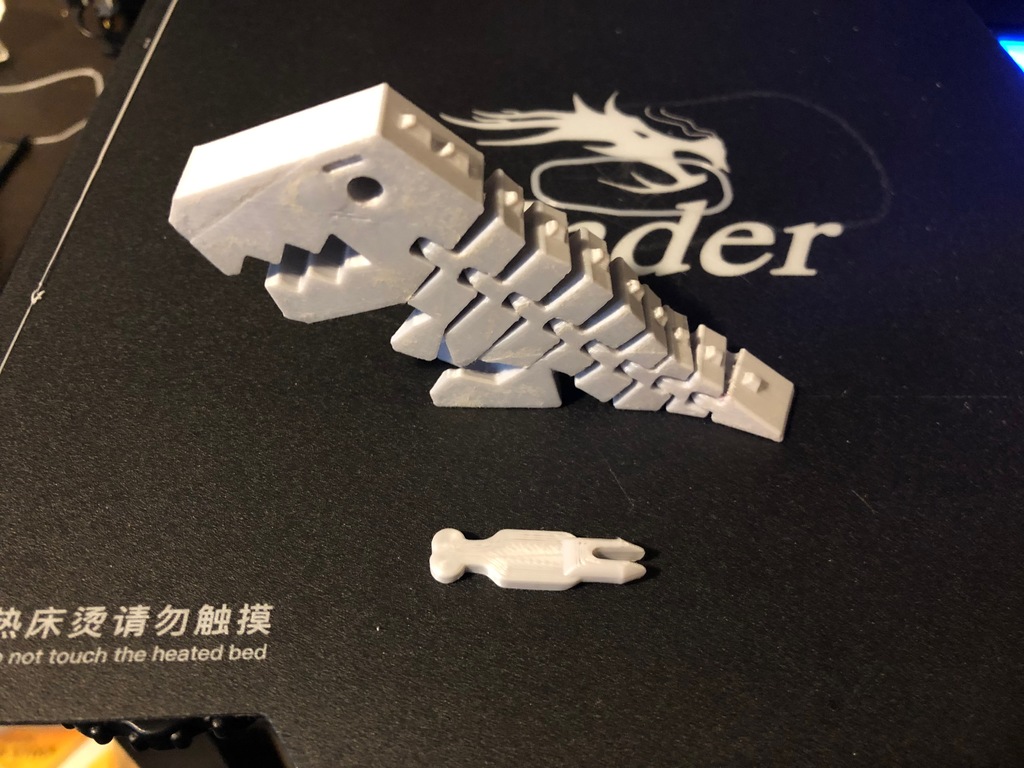 Miniatura 3 do modelo 3D Dino Bone peg for Flexi Rex