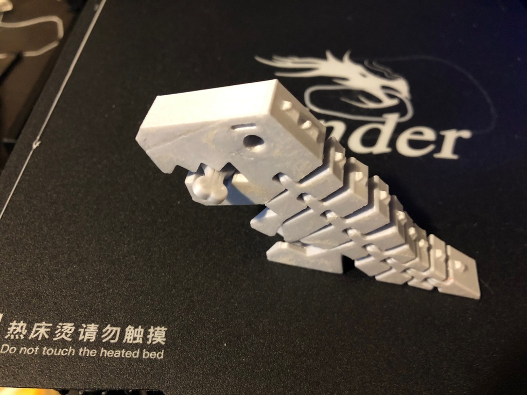 Miniatura 4 do modelo 3D Dino Bone peg for Flexi Rex