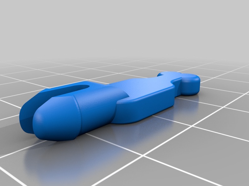 Miniatura 5 do modelo 3D Dino Bone peg for Flexi Rex