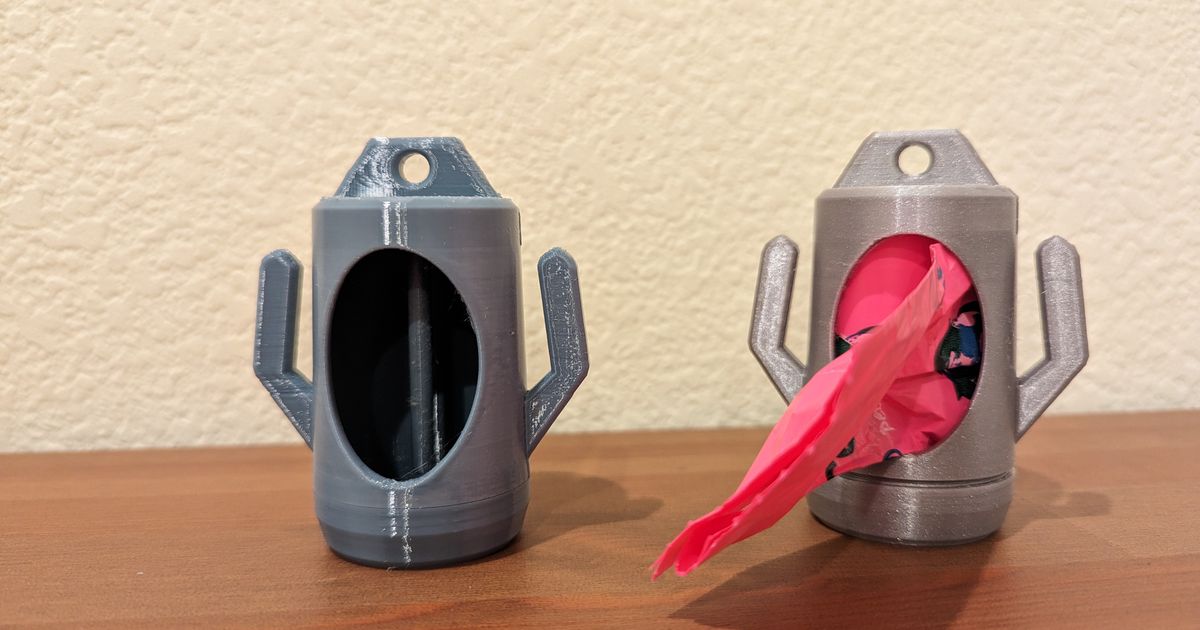 Dog poop bag holder by kuchar Download free STL model