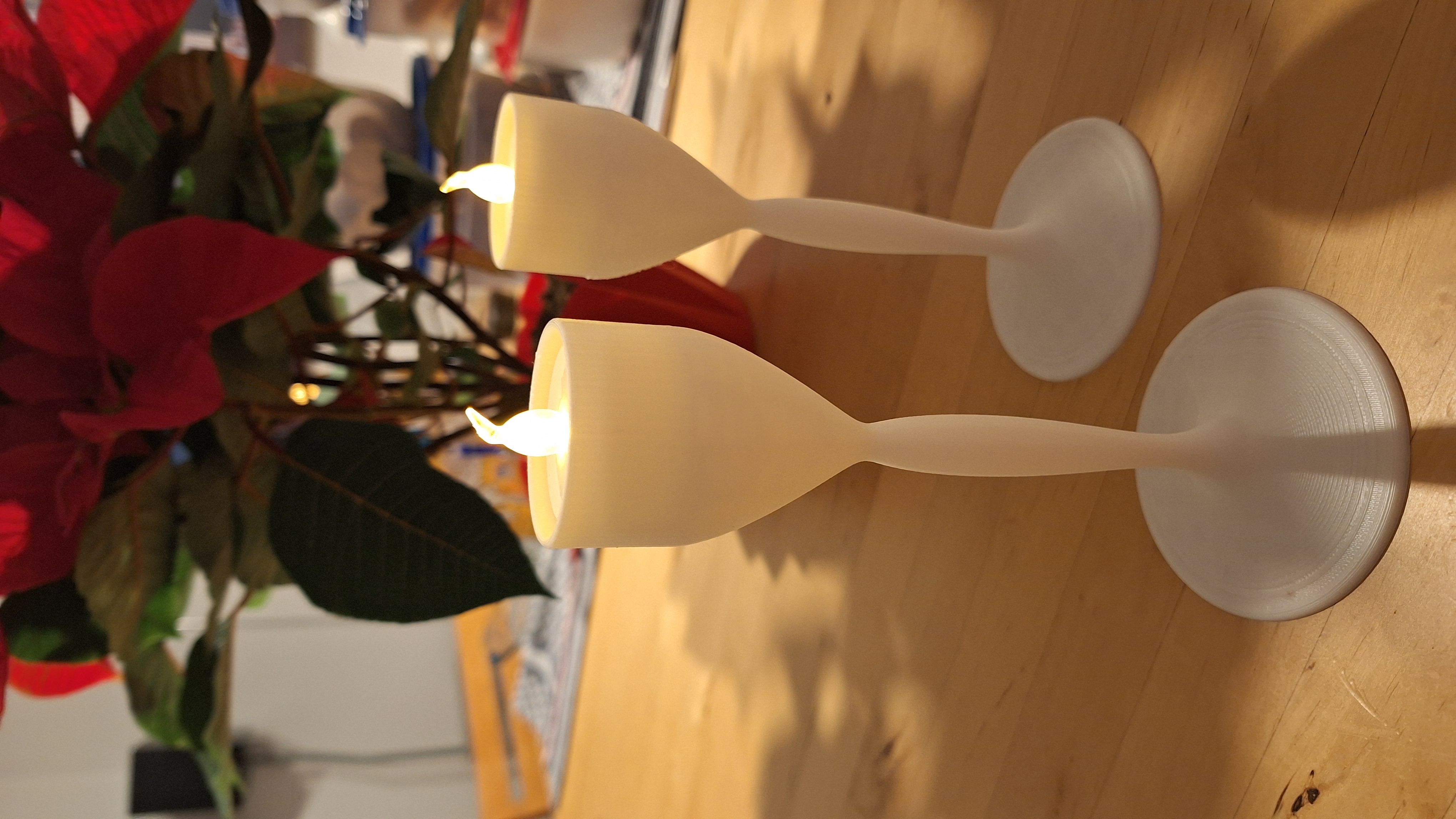 Teelicht-Halter, elegant / Tea light holder, elegant