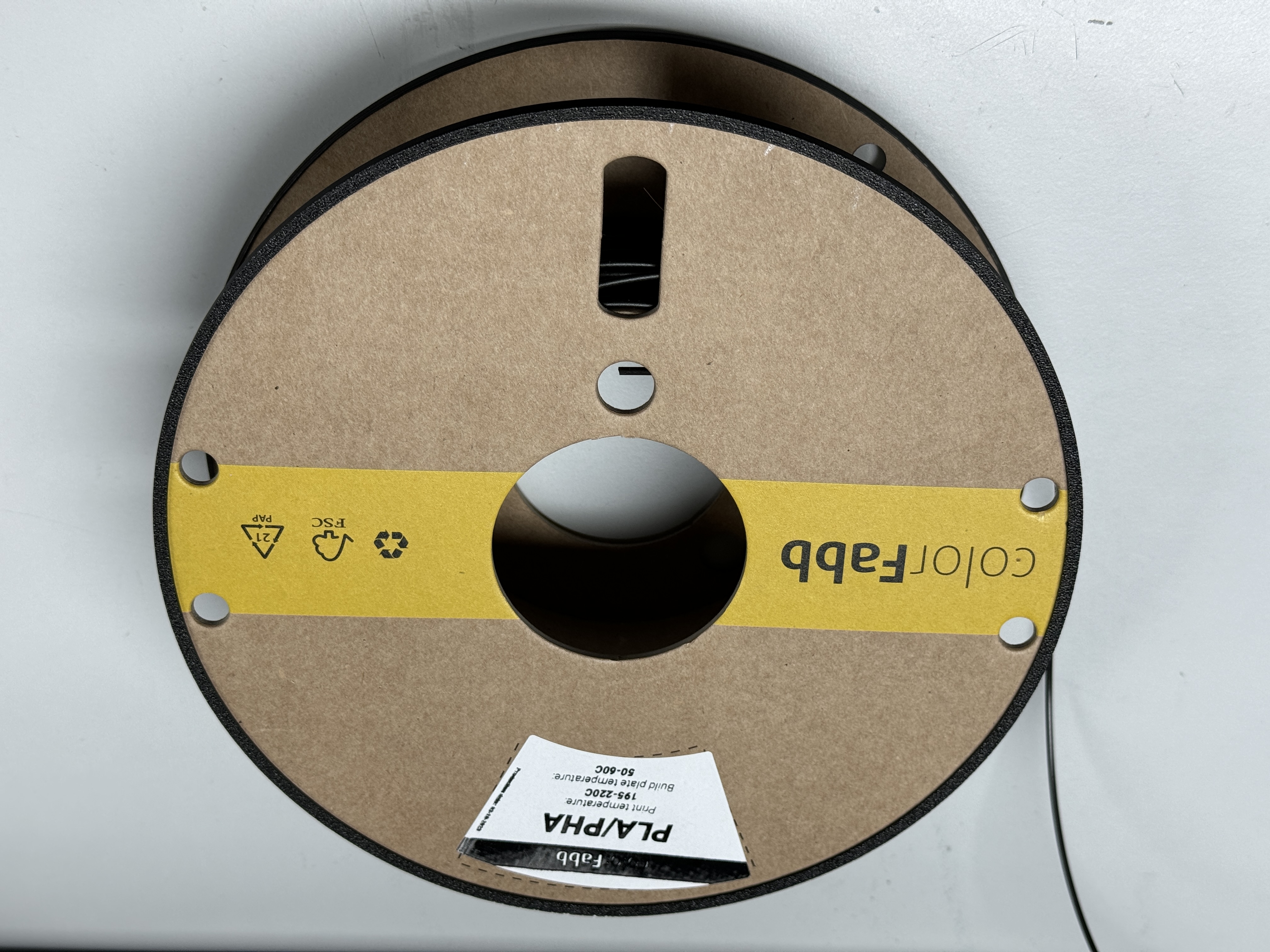 Cardboard Spool Ring colorFabb