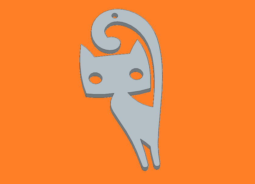 Cat earring