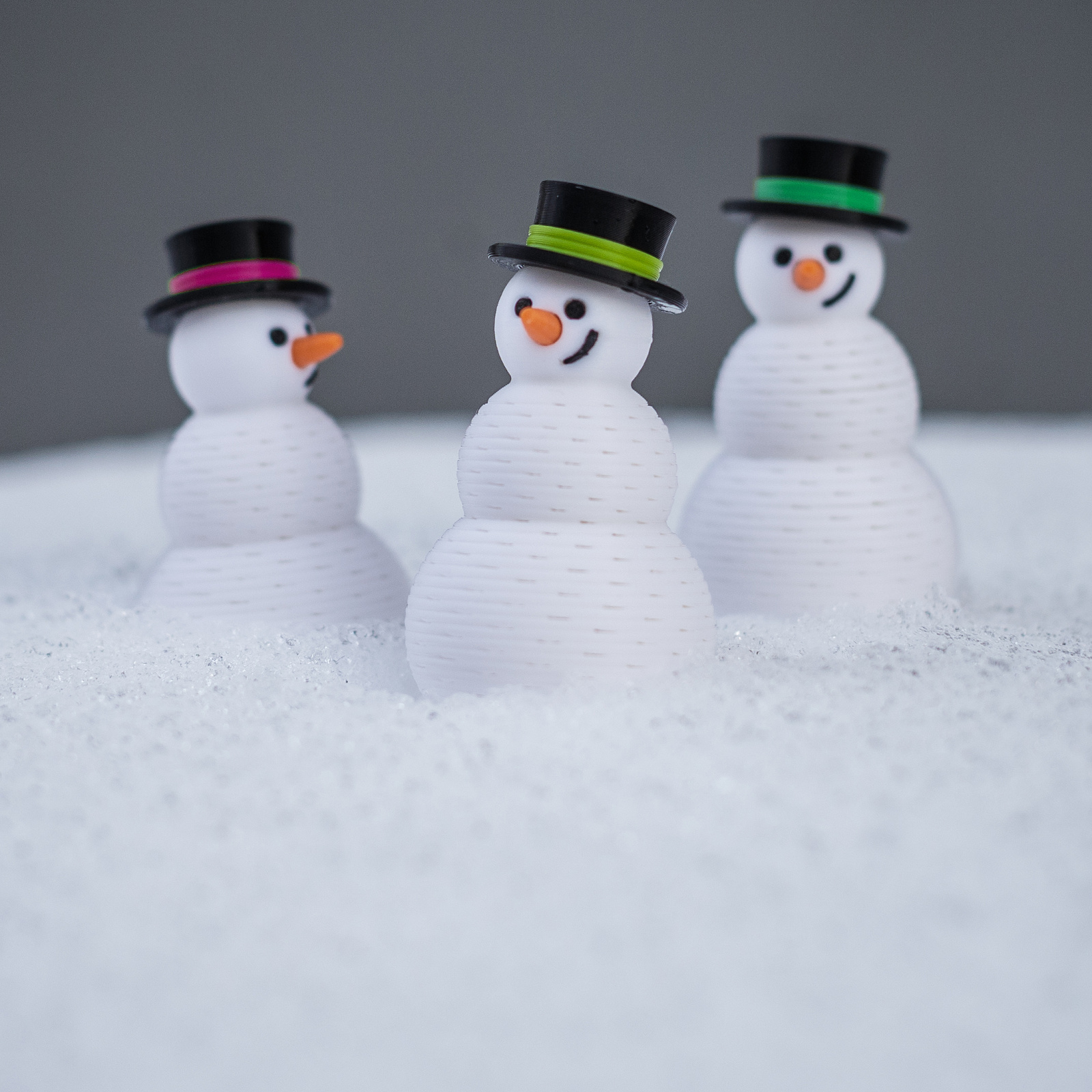 Miniatura 2 do modelo 3D Slinky snowman