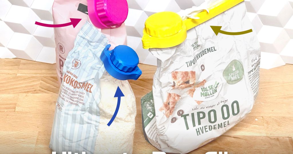 Ultimate Bag Clip (with Lid easy access!) by GlennovitS 3D Download