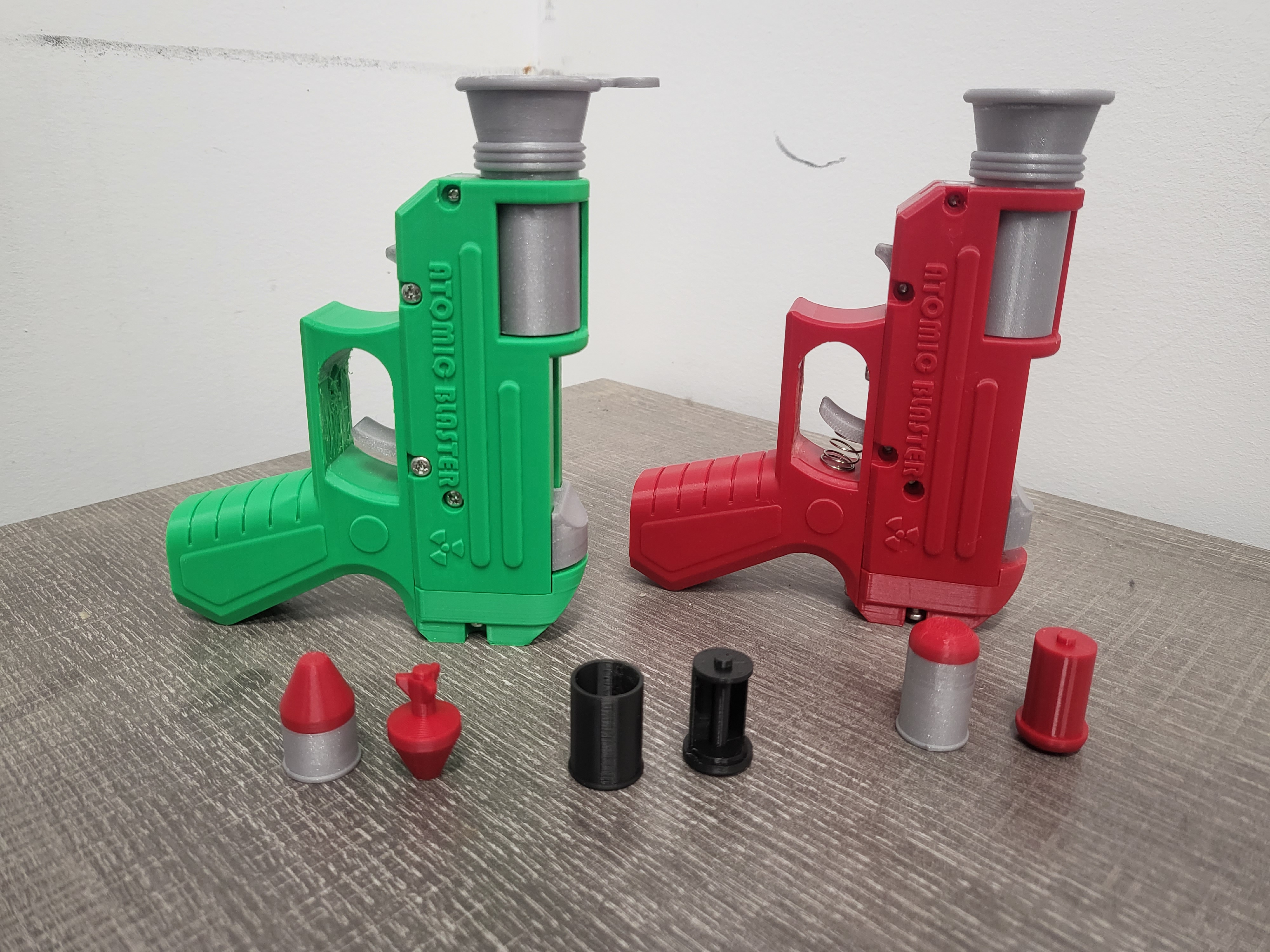 Atomic Blaster - An Atomic Era themed desk toy