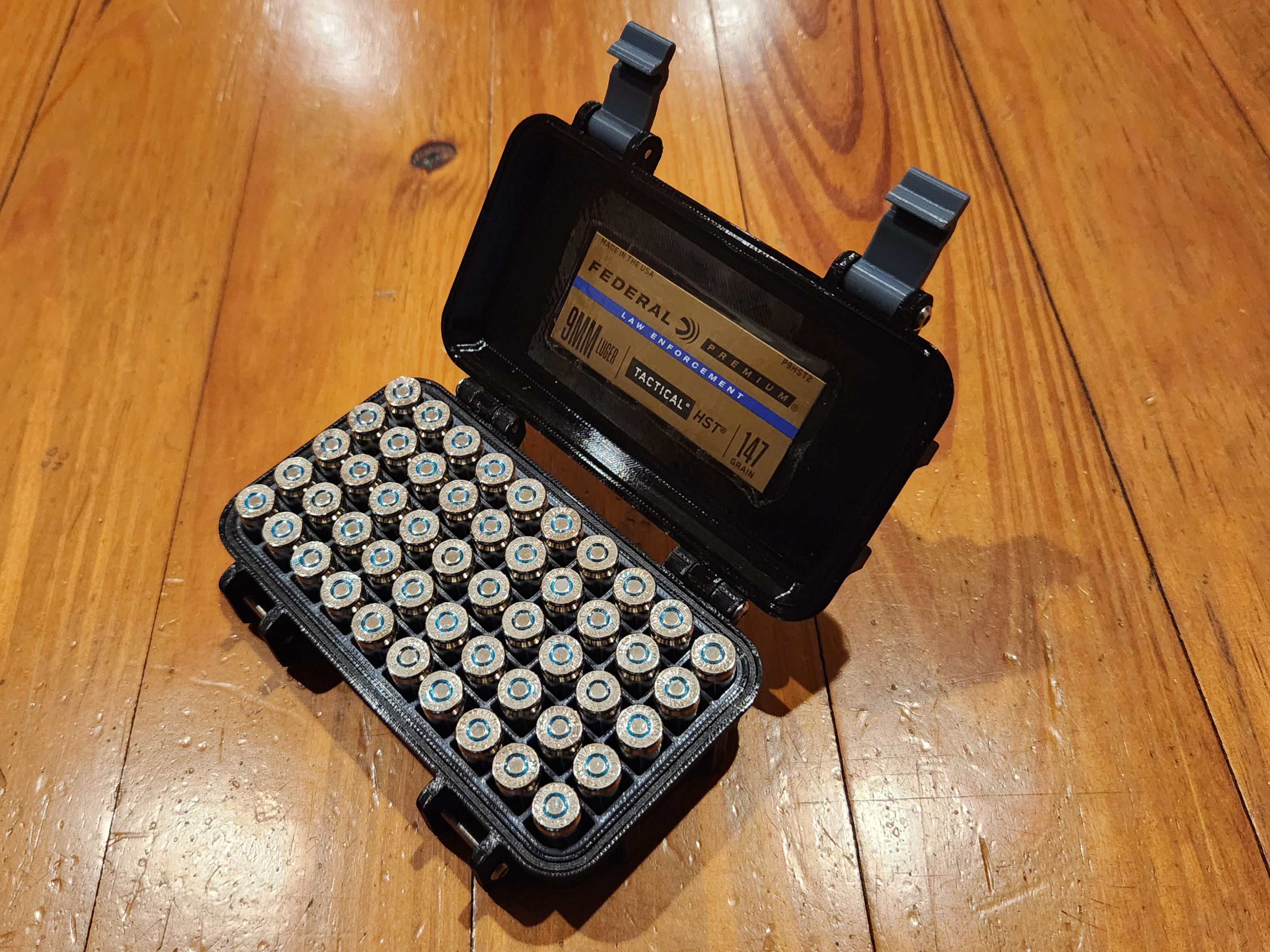 RUGGED 9MM AMMO BOX W/ GASKET (50 & 100 ROUND)