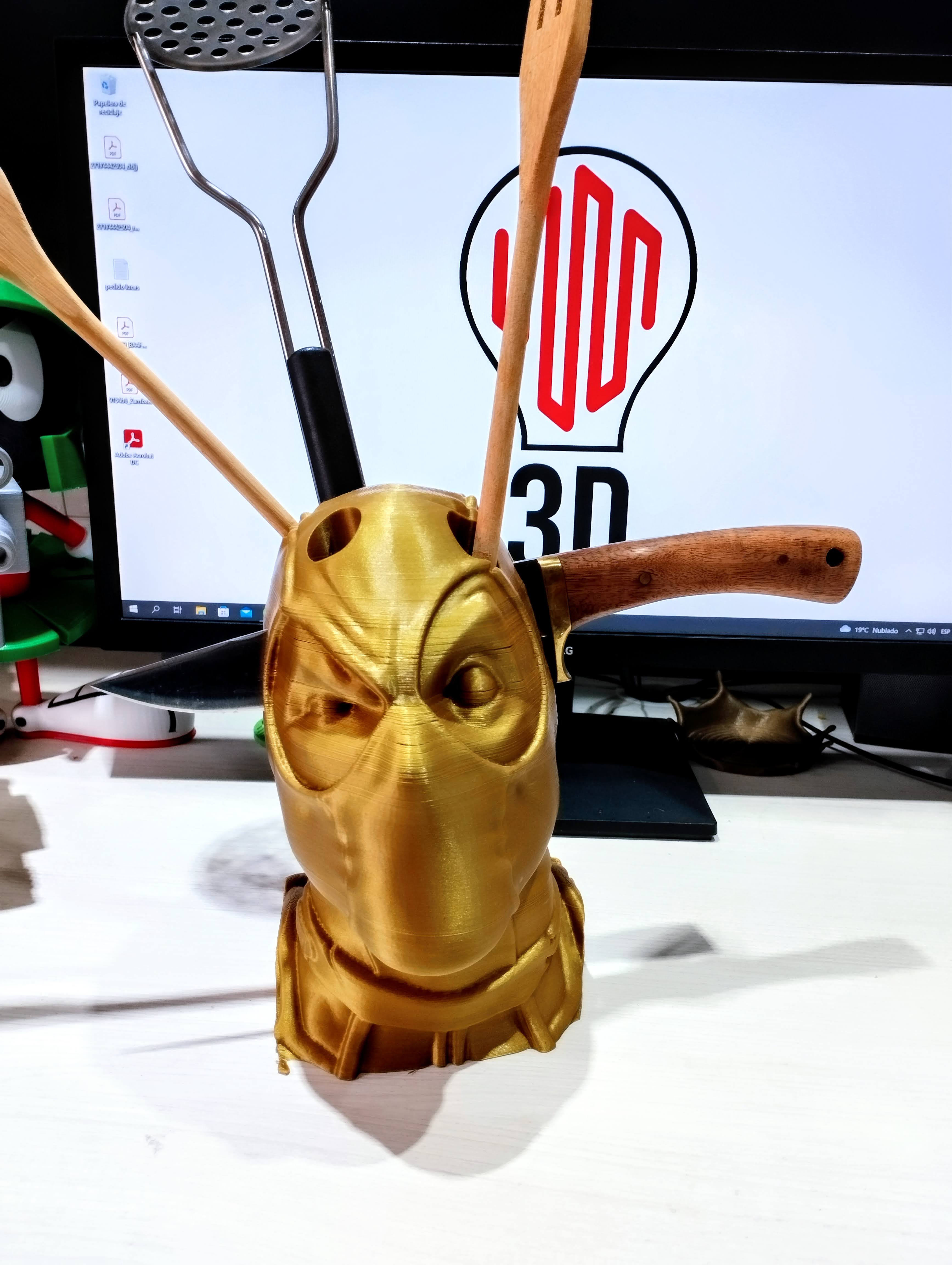 DeadPool head by Tityus3D | Download free STL model | Printables.com