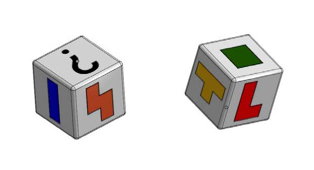 STOLI Dice - With Color Inserts